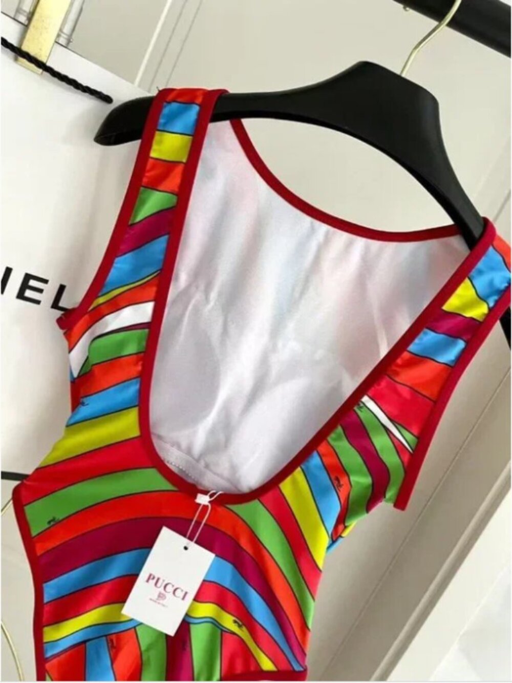 Emilio Pucci Multicolor One Piece Swimsuit - Picture 5 of 6